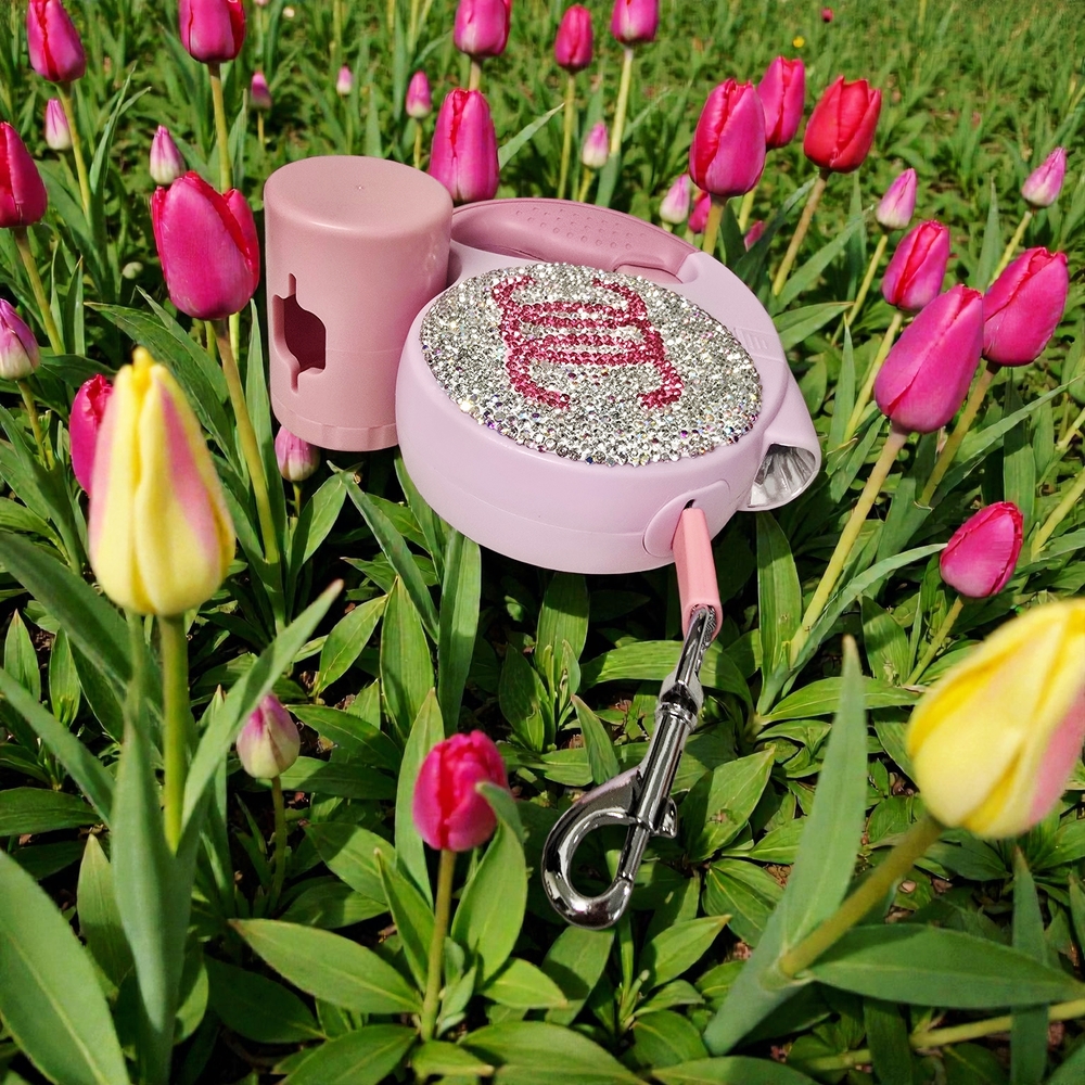 Pink Rhinestone Dog Leash - Picture 5 of 7